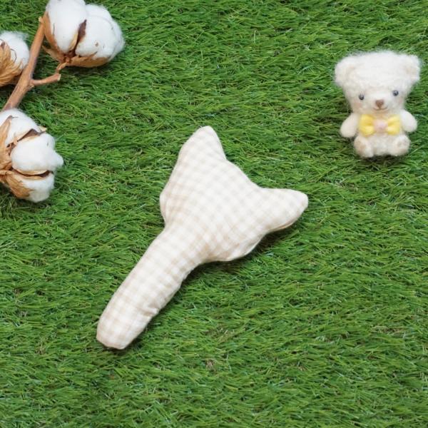 ねこ耳ガラガラ｜オーガニックコットン｜日本製｜