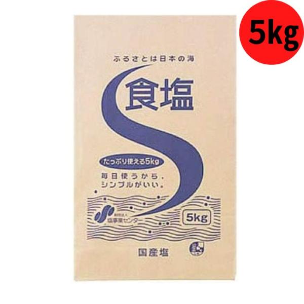 国産 食塩 5kg 塩事業センター