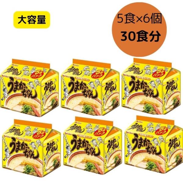 うまかっちゃん 5食×6個セット ハウス食品 インスタントラーメン