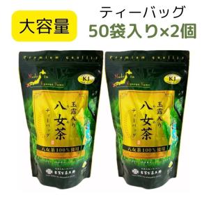 八女茶 ティーバッグ  古賀製茶本舗 玉露入り 5gx50パック×2個　八女茶 日本茶 緑茶 アイス ホット 水出し 急須 お茶｜HKライン