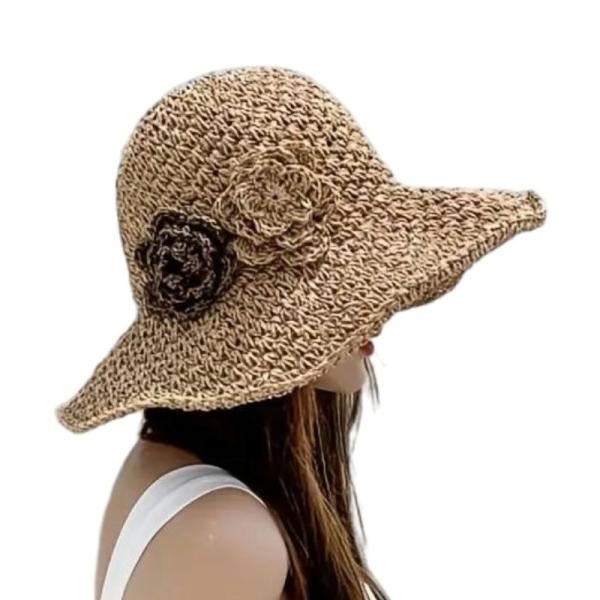 麦わら帽子 帽子 レディース ストローハット 紐付き 風で飛ばない 小顔効果 トレンド 自転車 あご...
