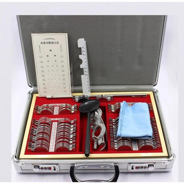 光学レンズ  検眼リムキットセット  104個 セットバージョン  検眼テストトライアルレンズ  金...