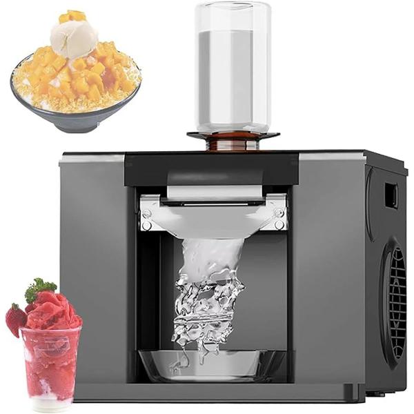 小型スノーコーンスラッシーメーカー 業務用スノーフレーク製氷機  綿雪氷製造機  スノーフレークアイ...