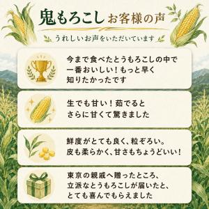 とうもろこし 鬼もろこし 鬼や福ふく 24本 ...の詳細画像1