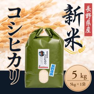 コシヒカリ 5kg 5kg×1袋 令和7年産 長野県産 お米 白米