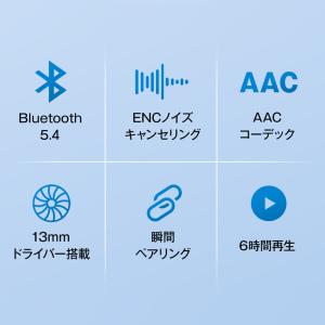 【最大P10倍】 ワイヤレスイヤホン Blue...の詳細画像2