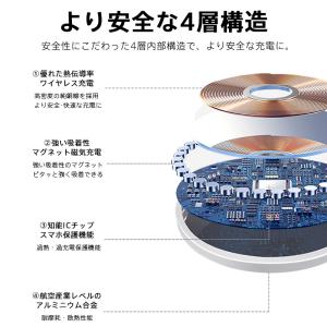 ワイヤレス充電器 iPhone17 16 15...の詳細画像2
