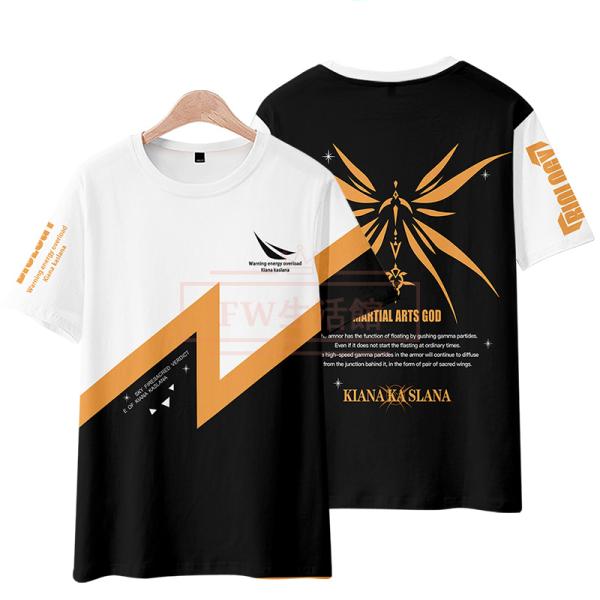 崩壊3rd風 Honkai Impact 3 風子供用 大人用Tシャツ 男女兼用 半袖 コスチューム...