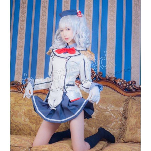 艦隊これくしょん 鹿島 コスプレ衣装 ウィッグ イベント アニメ コスチューム 仮装 変装