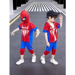 スパイダーマン 子供用 羽織り Tシャツ 半袖...の詳細画像4