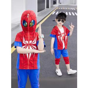 スパイダーマン 子供用 羽織り Tシャツ 半袖...の詳細画像5