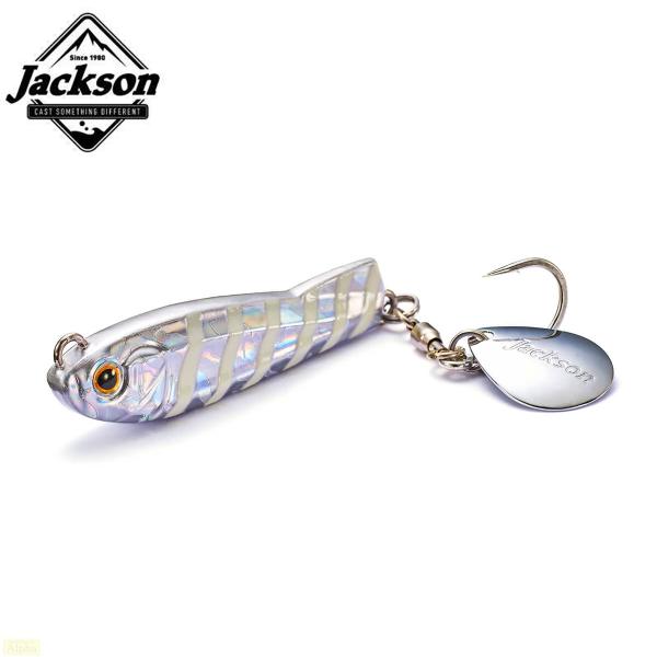 ジャクソン メタルエフェクト サゴシチューン 60g PGS プラチナギャルシルバー ブレードジグ ...