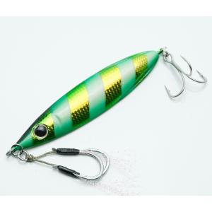 Zeake（ジーク） Zビット 40g #ZB008 ゼブラグロー メタルジグ 低比重