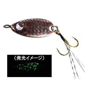 ルーディーズ 魚子メタル ひらり 2.0g 限定カラー #夜光蟲 ギョシメタル メタルジグ ライトソルト｜fws-alpha