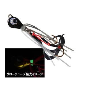 RUDIE'S（ルーディーズ） 魚子ラバ 3.0g #黒金ラメ｜マイクロタイラバ