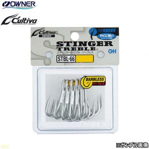 オーナー カルティバ STBL-66 #3/0 バーブレス スティンガー