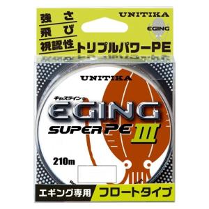 ユニチカ キャスライン エギングスーパーPEIII 210m 0.6号｜fws-alpha