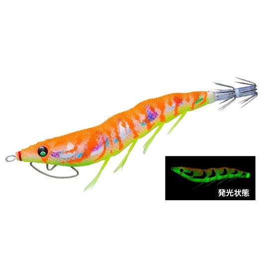 デュエル イージーQ キャスト 喰わせ ラトル 2.5号 #1.LMOG 夜光マーブルオレンジ エギ...