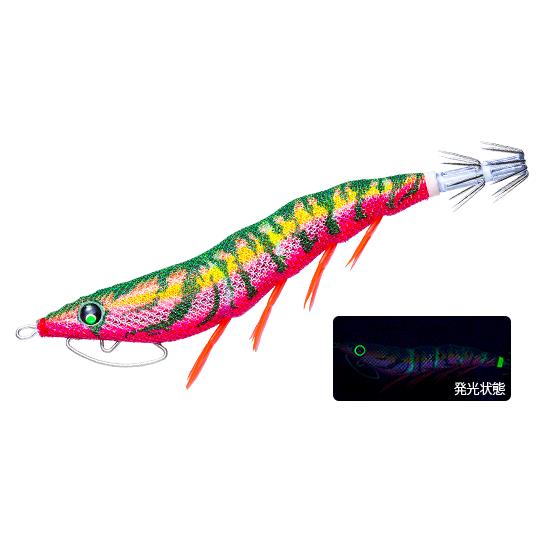 デュエル イージーQ キャスト 喰わせ ラトル 3号 #13.LFM 深場グリーン エギ パタパタ