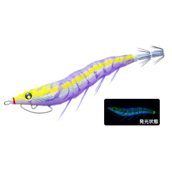 デュエル イージーQ キャスト 喰わせ スロー 3.5号 #4.SBTP お月見パープル エギ ヨー...