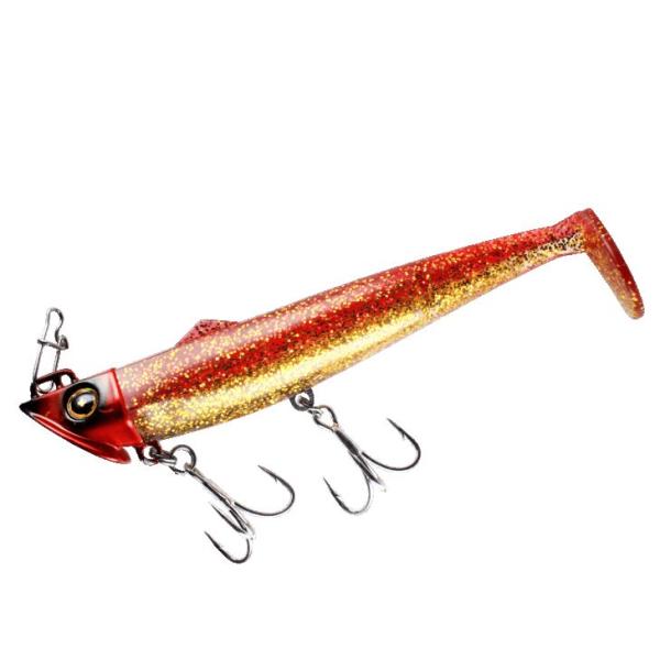 ハヤブサ ジャックアイ フリフリシャッド 20g #3 アカキン