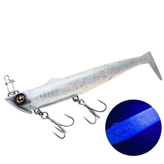 ハヤブサ ジャックアイ フリフリシャッド 30g #4 ケイムラクリアオーロラ