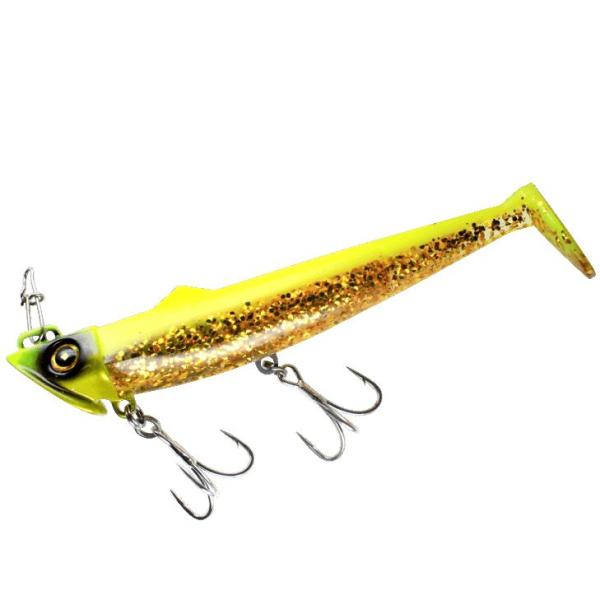 ハヤブサ ジャックアイ フリフリシャッド 40g #6 チャートゴールド