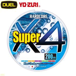 デュエル ハードコア スーパー x4 200m 5色マーキング 4本編み PEライン