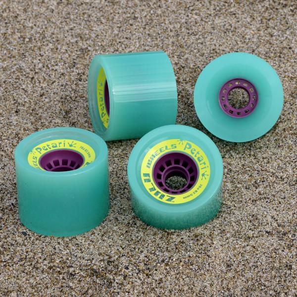 クルージニスタも驚き大径スケートボードソフトウィール ペタリ82.5ｍｍ / ロングディスタンスプッ...