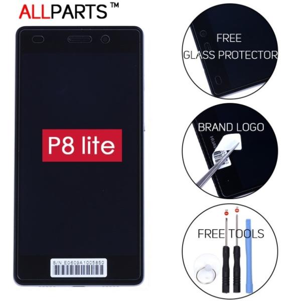 【工具付き】HUAWEI 　ファーウェイ　P8lite　液晶 パーツ　画面　LCD　修理　交換　部品...