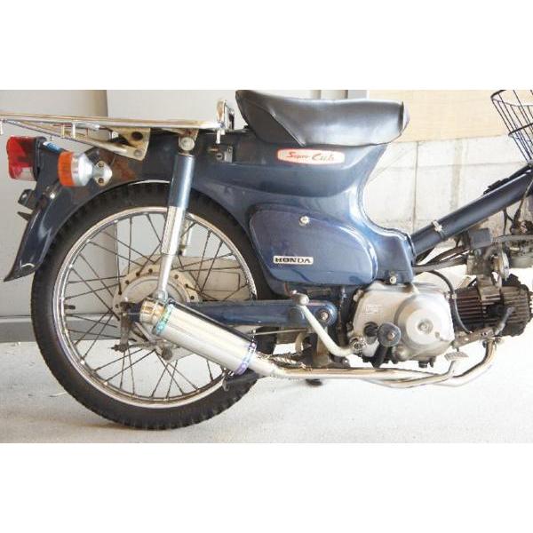 ●新品！CSステンレスマフラー●カブCDシャリィ/キャブ車