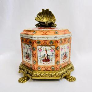 ジュエリーボックス / Carnaby Ormolu(カーナビー・オルモル) / 20世紀後期（推定） / 陶器 / イギリス /