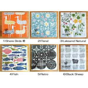 ペーパーナプキン クリッパン Klippan お試しセット 人気6柄を各2枚ずつ