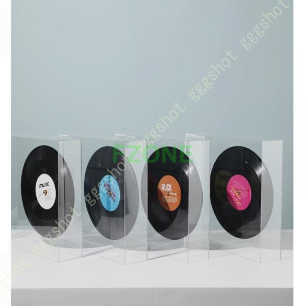 レコード アート ミュージカル レトロ時計 モダン インテリア 置物 オフィス デスクトップ 装飾 ...