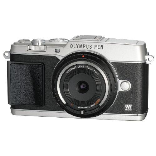 OLYMPUS マイクロ一眼 PEN E-P5 ボディ(ボディキャップレンズ BCL-1580セット...