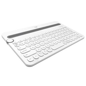 ロジクール ワイヤレスキーボード K480WH Bluetooth キーボード ワイヤレス 無線 Windows Mac iOS Android Chrome K480 ホワイト 国内正規品