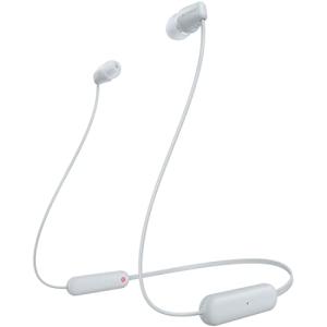 ソニー(SONY) ワイヤレスイヤホン WI-C100:Bluetooth対応/25時間スタミナ/IPX4防滴/DSEE搭載 ホワイト WI-C100 WZ 小
