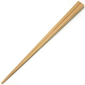 高野竹工 京・嵯峨四角箸 燻し煤竹 皮なし 22.5cm 送料無料 箸 はし お箸