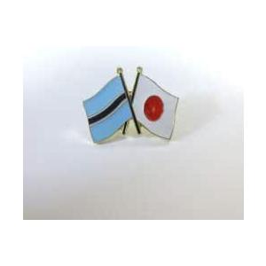 国旗ピンバッジ（日本・ボツワナ友好旗）