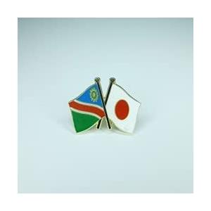 国旗ピンバッジ（日本・ナミビア友好旗）
