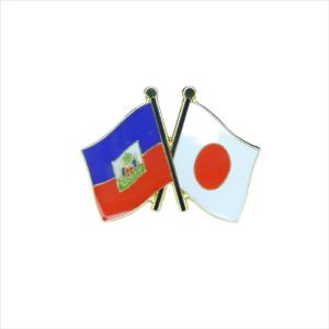 国旗ピンバッジ（日本・ハイチ友好旗）｜g-club-store