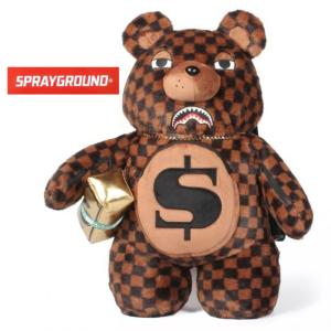 ぬいぐるみリュック FUR SHARKS IN PARIS BEAR バッグ バックパック SPRAY GROUND くま ストリート ヒップホップ かわいい プレゼント スプレーグラウンド｜g-field