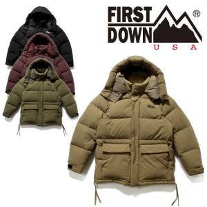 FIRST DOWN custom ダウンジャケット【XL】 FIRST DOWN ファーストダウン TEIJIN STRETCH RETRO JACKET ダウン