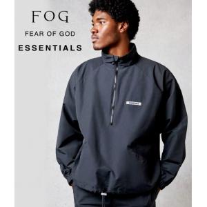 エッセンシャルズ FOG Essentials ハーフジップトラックジャケット メンズ ナイロン ストリート オーバーサイズ｜g-field