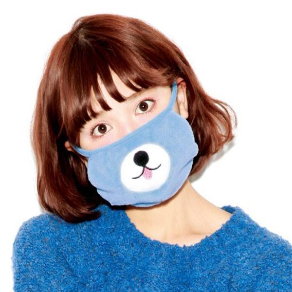gonoturn ごのたん 自撮り マスク 花粉症 風邪 対策 アニマルマスク アオクマ 通勤 通学...