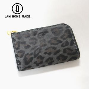 JAM HOME MADE ジャムホームメイド 沖嶋 信 - SO (Shin Okishima) モデルウォレット -LEOPARD.MONO-/ ミニウォレット 財布 ユニセックス プレゼント