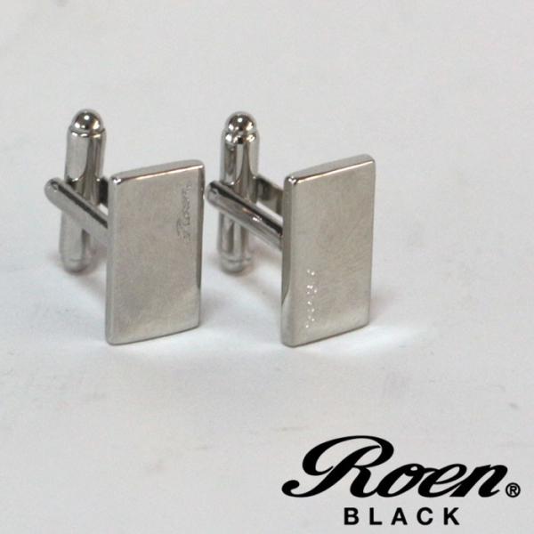 Roen BLACK ロエンブラック カフス ロゴ・シルバーrot-101 2pcs/1セット メン...
