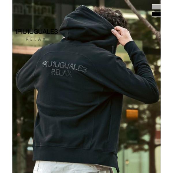 スパークリングロゴパーカー メンズ スウェット ジャージ 1PIU1UGUALE3 RELAX カジ...