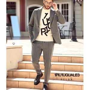 1PIU1UGUALE3 RELAX ウノピゥウノウグァーレトレ 総柄ロゴジャケット