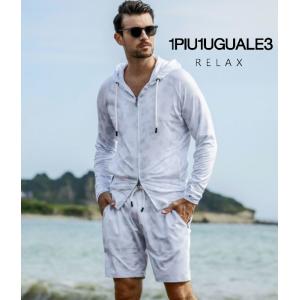 セットアップ ラッシュガード メンズ レジャー プール 1PIU1UGUALE3 RELAX 男性 上下セット マリンスポーツ フェス ウノピゥウノウグァーレトレ リラックス